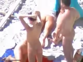 Sunbathing pantai sluts have some rumaja group x rated clip fun