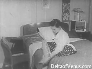 Vintaj x rated klip 1950s - pengintip/voyeur fuck - pengintipan tom