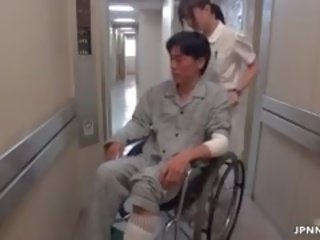 Flirty Asian Nurse Goes Crazy