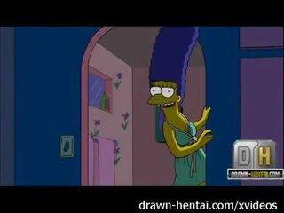 Simpsons x įvertinti klipas - seksas filmas naktis