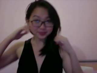 Pretty and fascinating Asian teen&comma; Harriet Sugarcookie