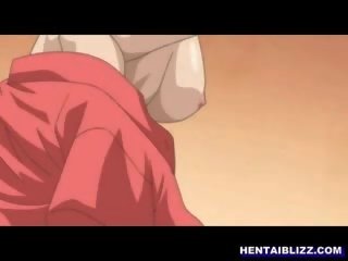 Hentai babe self masturbating and groupfucking